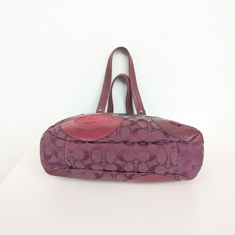 Coach Signature Limited Edition Multicolor Patchw… - image 6